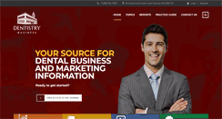 Desktop Screenshot of dentistrybusiness.com